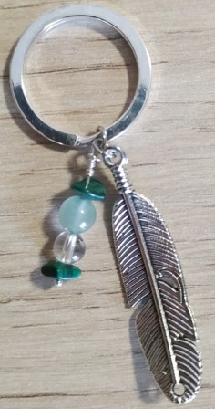 BIJOU DE SAC ou PORTE-CLÉ - Lithothérapie (Chance)