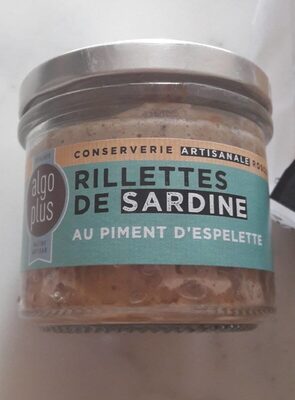 RILLETTES DE SARDINE AU PIMENT D'ESPELETTE